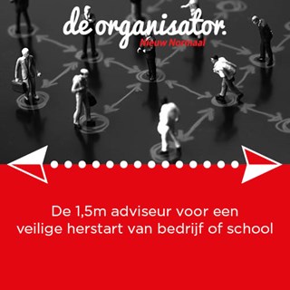 De Organisator - website button 85 85 nieuw normaal